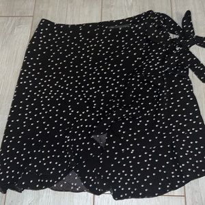 Relipop: poka dot black and white skirt